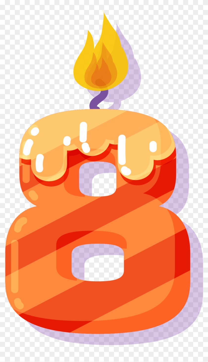 8 Number Png Photo - وکتور اعداد Clipart #2704656