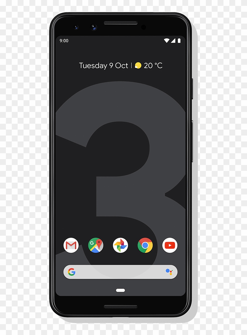 Google Pixel - Google Pixel 3 Just Black Clipart