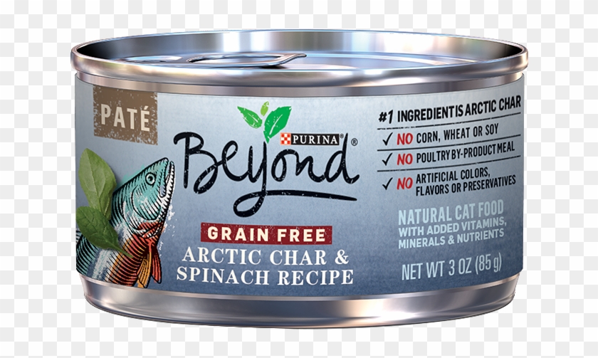 Beyond® Paté Grain Free Arctic Char & Spinach Recipe - Beyond Grain Free Wet Cat Food Clipart