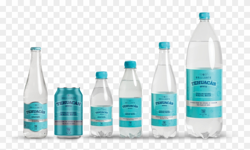 Tehuacan Sparkling Natural Mineral Water A Natural - Plastic Bottle Clipart #2705421