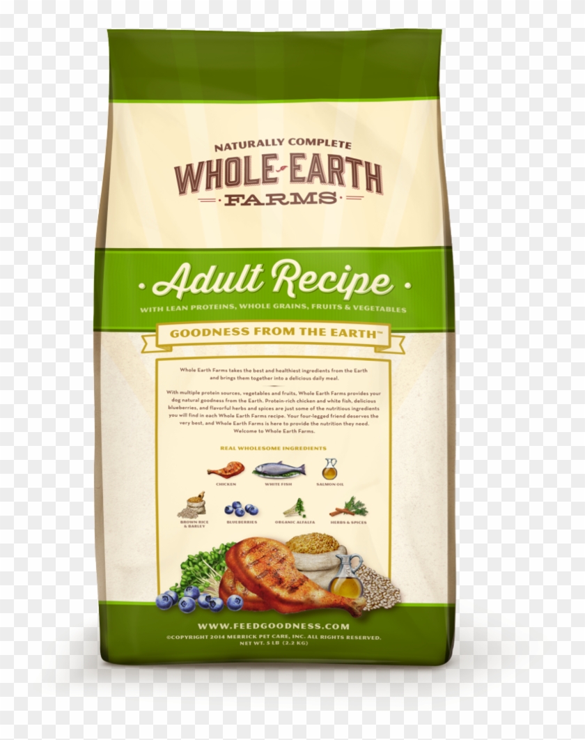 Whole Earth Farms Adult Dry Dog Food - Merrick Whole Earth Farms Adult Recipe Dog 4 Lb Clipart #2705455