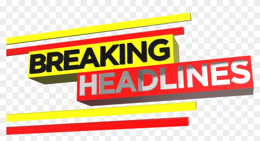 Free News Studio 3d Design And Breaking News Text Download - Breaking News Headline Png Clipart