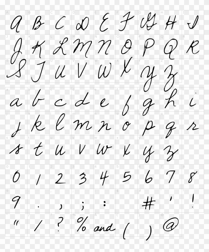 Font Characters - Sunshine In My Soul Font Clipart #2706723