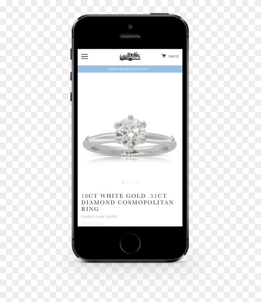 Walker And Hall Mobile , Png Download - Engagement Ring Clipart