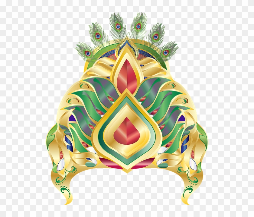 Free Image On Pixabay - Transparent Krishna Crown Png Clipart