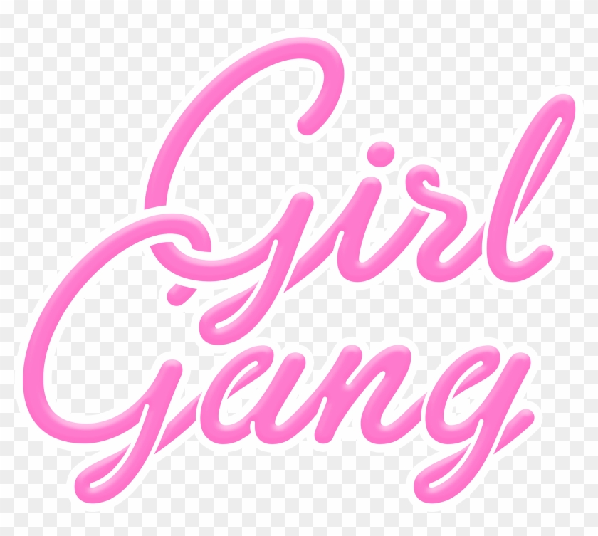 Girl Gang Lookbook - Calligraphy Clipart #2708563