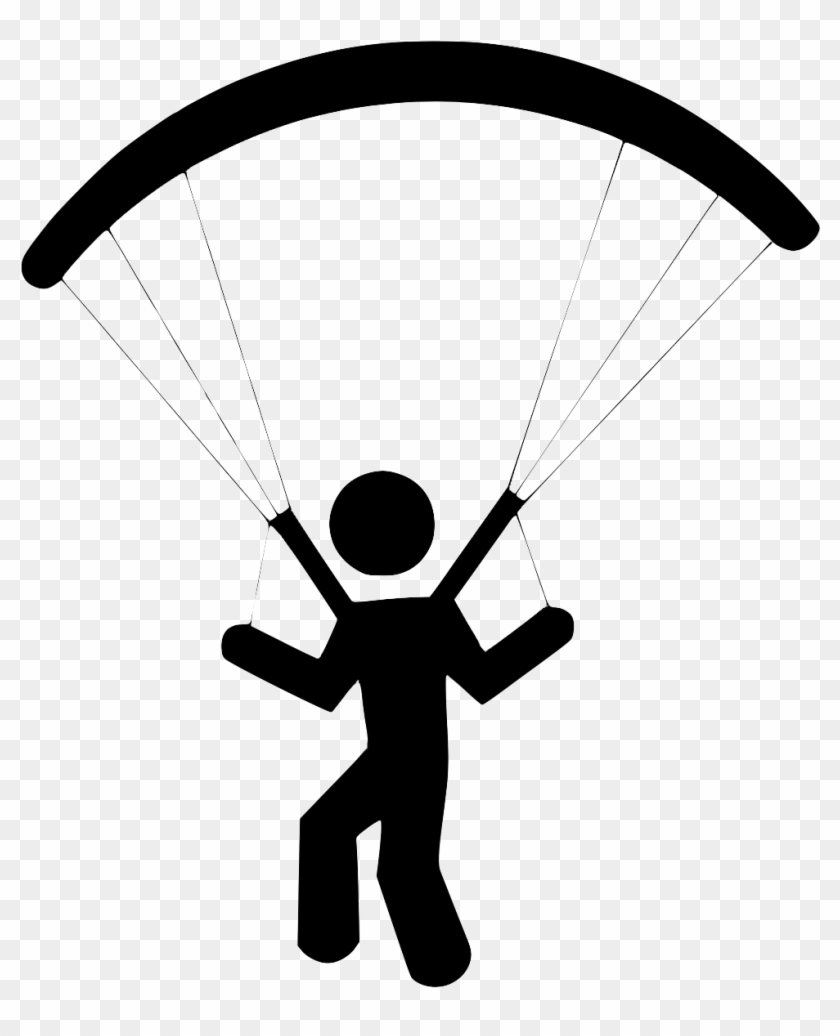 Paragliding Tours - Parachute Clipart #2708876