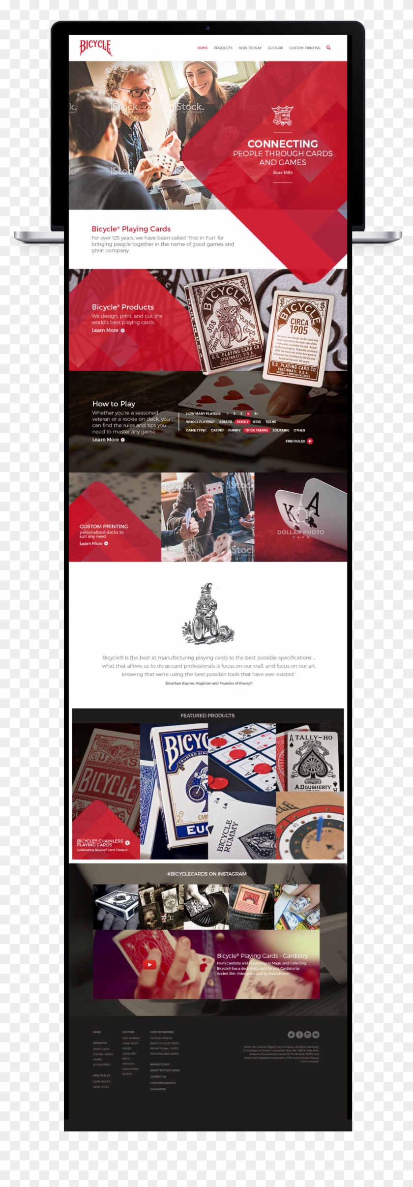 Bicycle Cards Website Design - Flyer Clipart #2709275