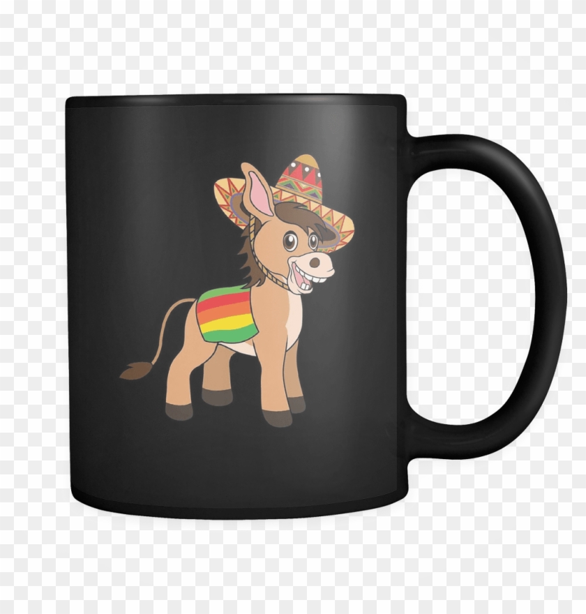 Robustcreative Mexican Donkey - Smile At The World And It Will Smile Back Clipart