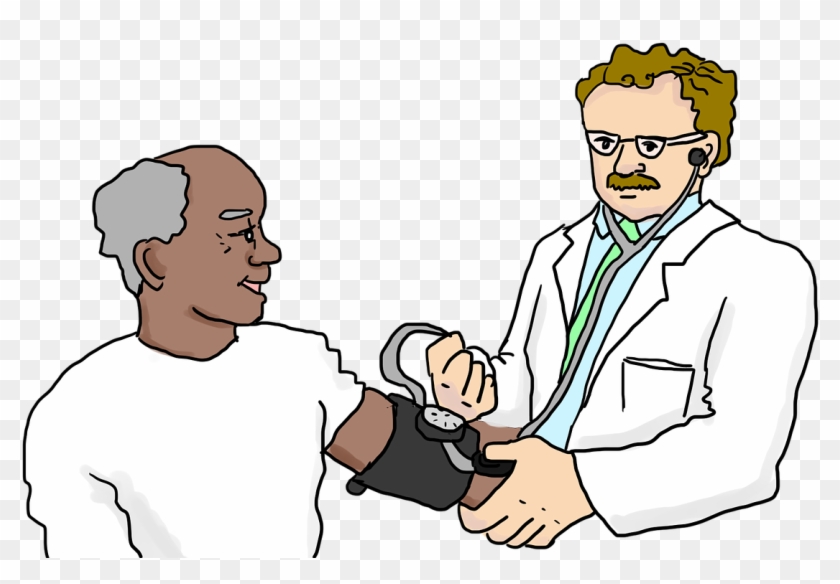 Blood Pressure Stethoscope - Medical Check Up Cartoon Png Clipart
