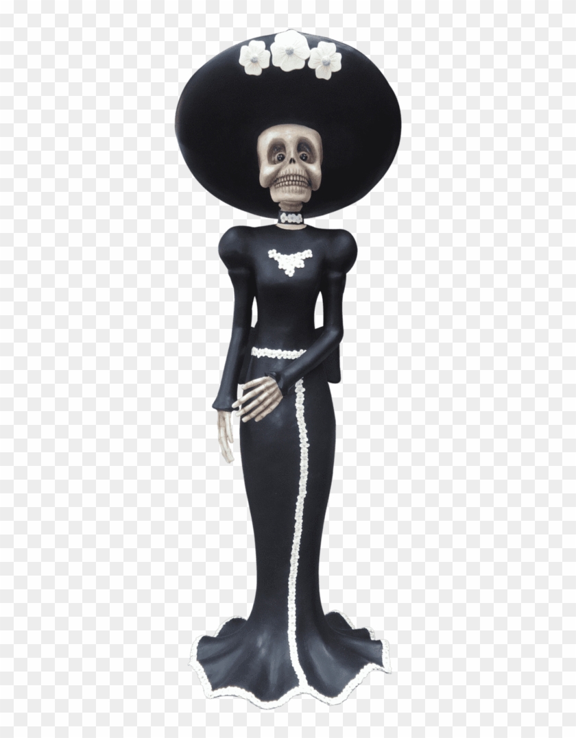 Skeleton Male & Female Halloween Statues Day Of The - Skeleton Clipart