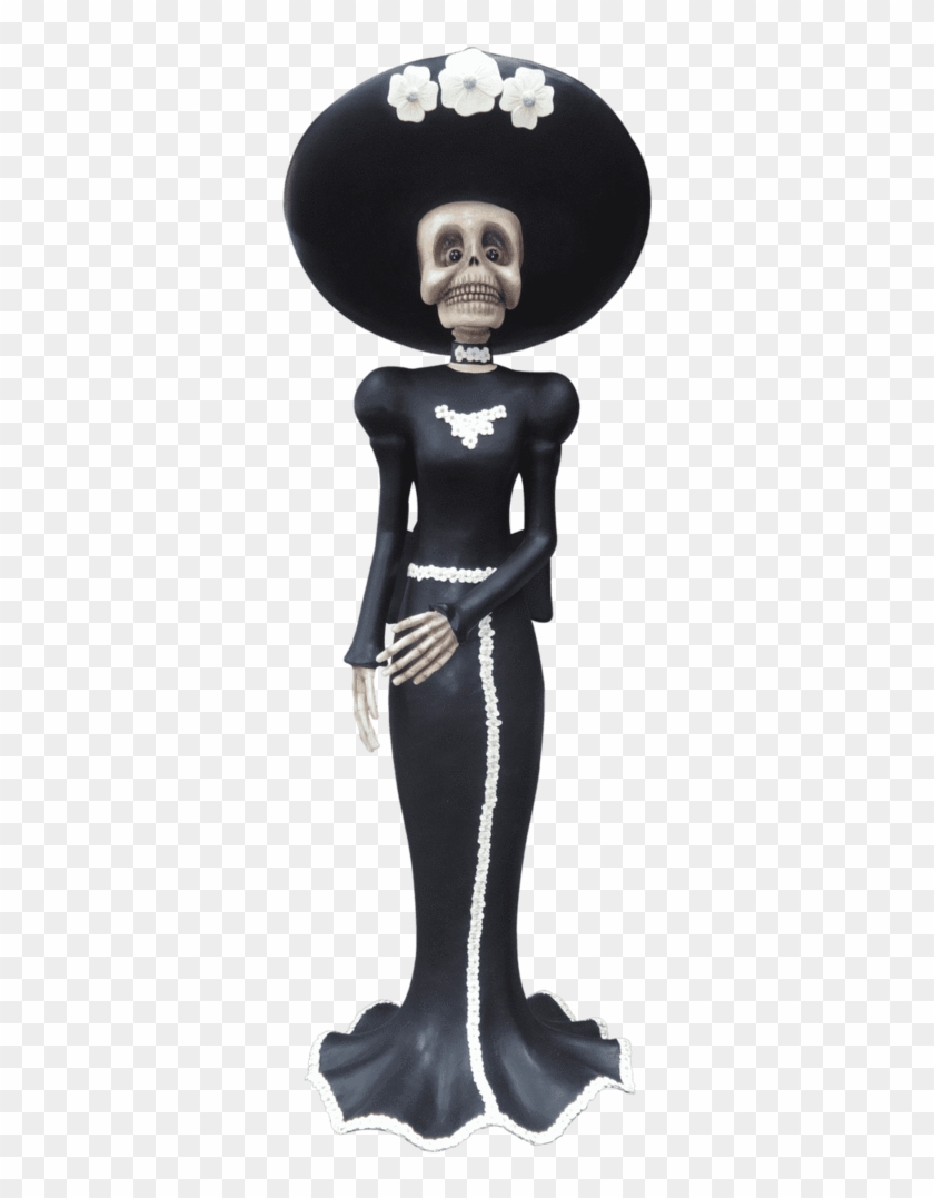 Skeleton Male & Female Halloween Statues Day Of The - Skeleton Clipart #2711315