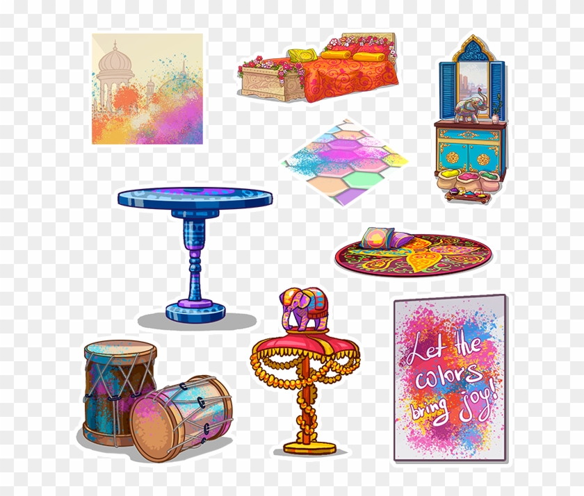 But Can You Paint With All The Colours Of Holi Clipart #2711609