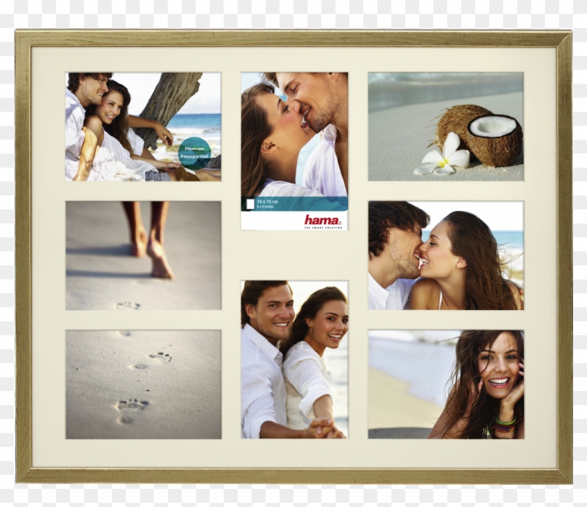 Hama "giulia" Wooden Frame Gallery, 8x Cm, 40 X 50 - Mehrere Fotos In Einem Rahmen Clipart #2712358