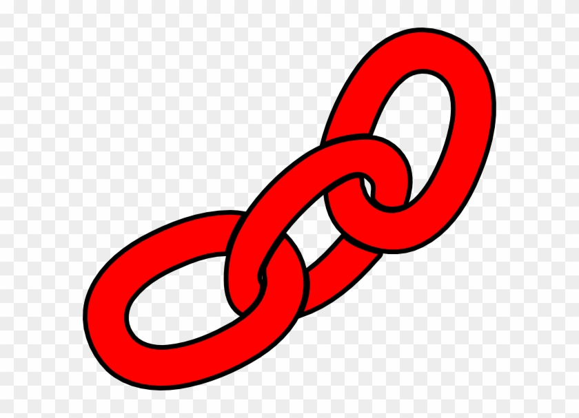 Chain Clip Art At Clker Vector Clip Art Online Royalty - Red Chain Links Clip Art - Png Download #2712367