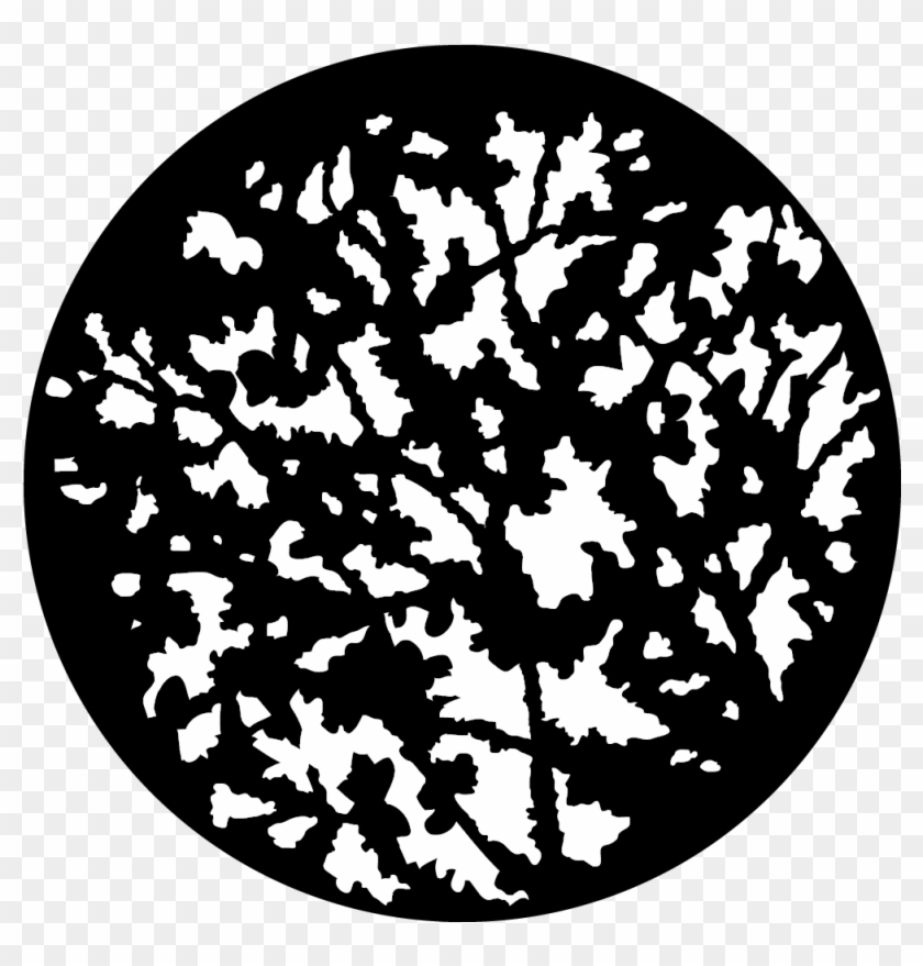 Apollo Design 9075 Jagged Foliage Steel Pattern - Circle Clipart
