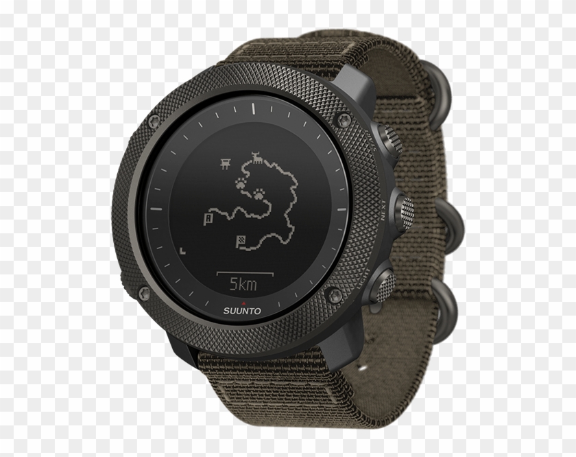 Picture Of Disc Suunto Traverse Alpha Foliage - Suunto Traverse Alpha Foliage Green Clipart