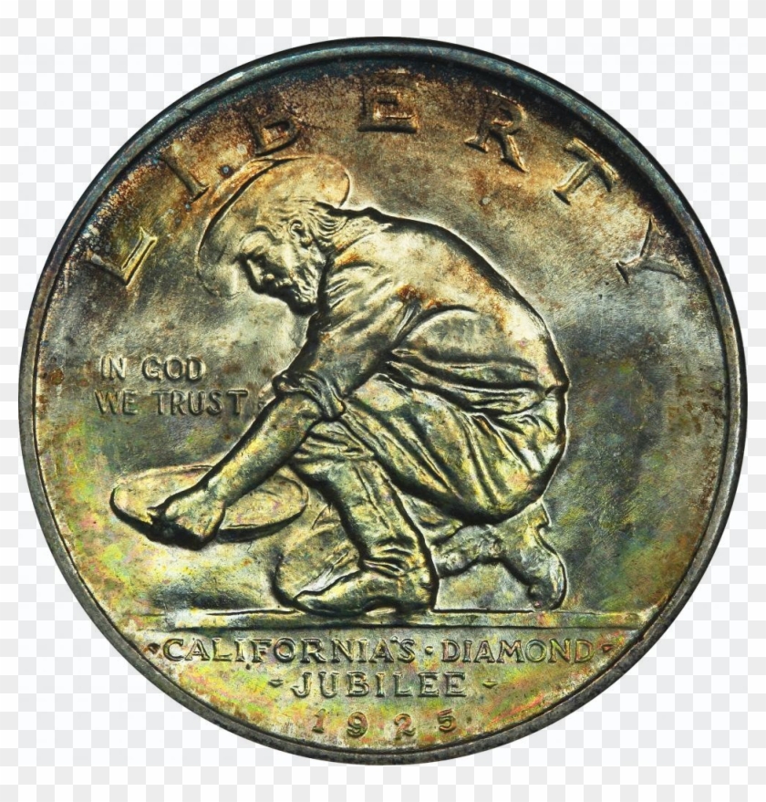 California Half Dollar Obverse - Coin Clipart