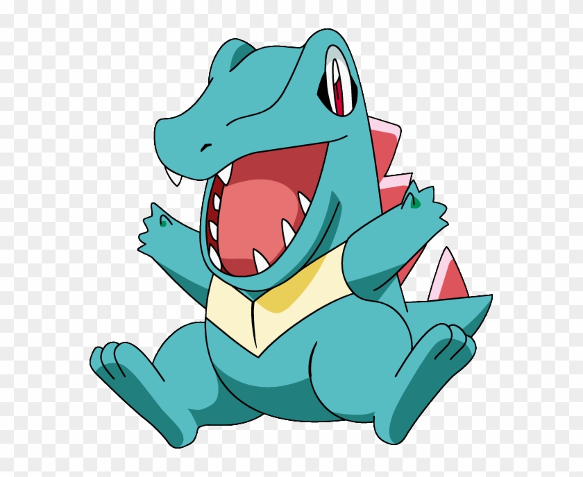 158totodile Os Anime - Pokemon Totodile Clipart
