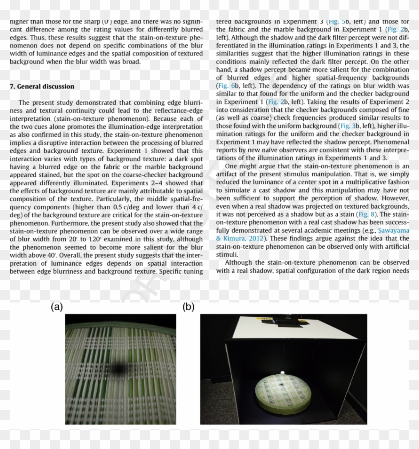 Demonstration Of The Stain On Texture Phenomenon Using - P Is For Prefix Clipart #2713900