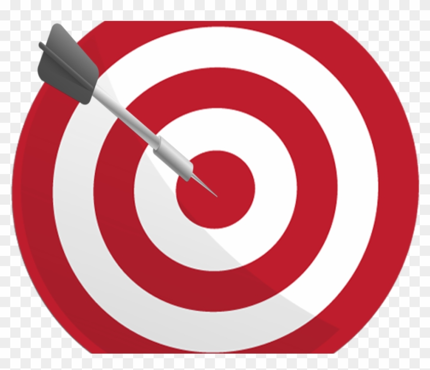 Dartboard With Arrow Png Transparent Image - Clip Art Dart Board