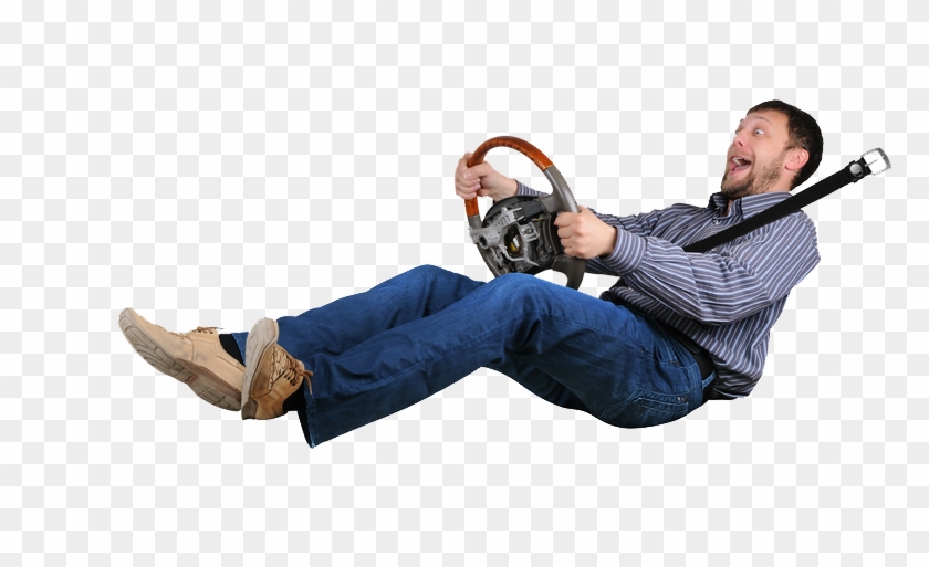 Driving Transparent Background - Sitting In Car Png Clipart