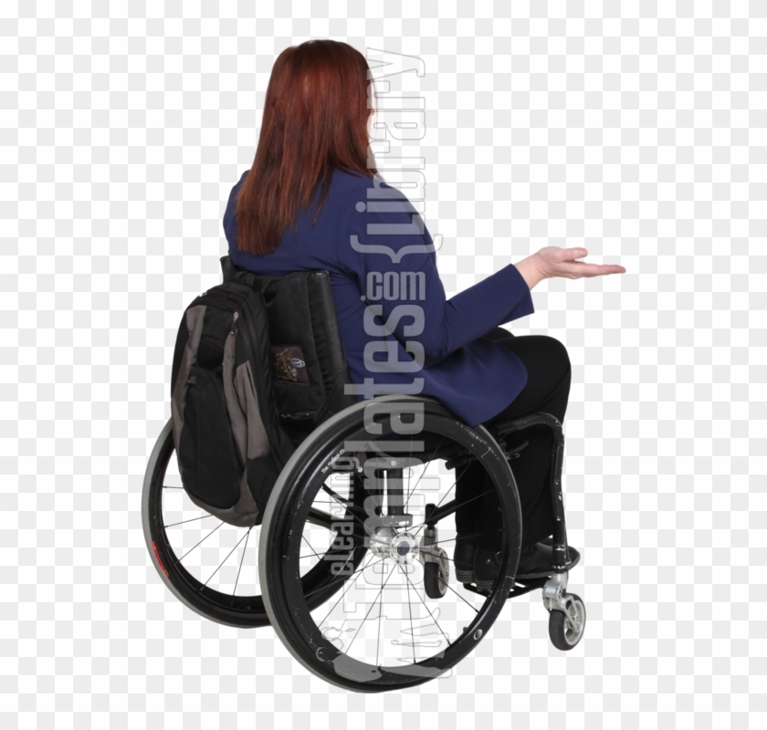 Explaining, Talking, Gesturing, Communication, Conversation, - Person In Wheelchair Png Clipart #2714487