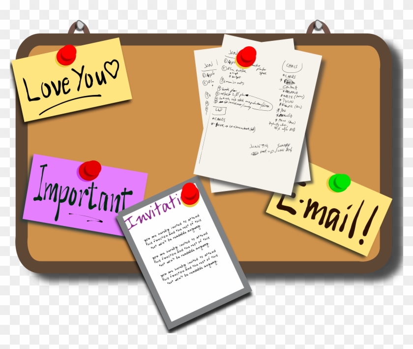 This Free Icons Png Design Of Bulletin Board - School Bulletin Board Clipart Transparent Png #2715198