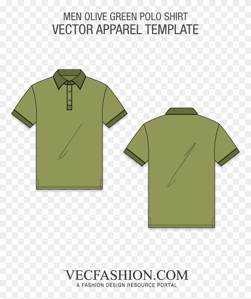 Vector Shirts Side View - Red Polo Shirt Template Women Clipart