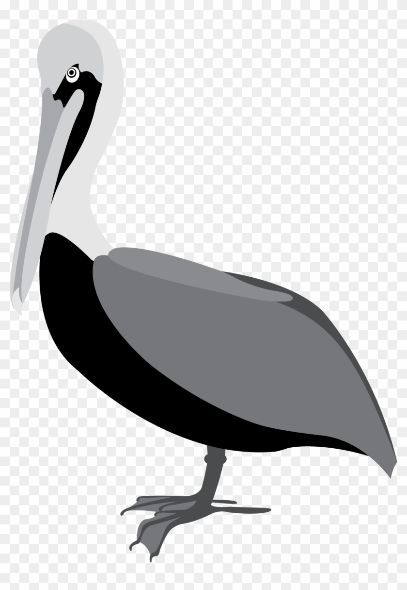 Graphic Royalty Free Library Pelican Vector Tribal - Pelican Png Vector Clipart #2715453