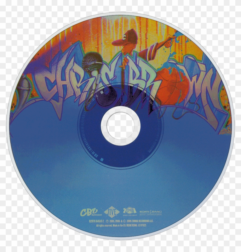 Chris Brown Chris Brown Cd Disc Image - Chris Brown Graffiti Cd Clipart #2715851