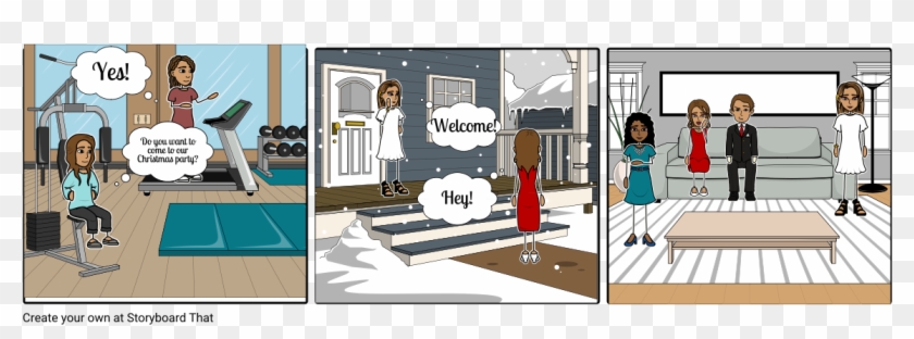 Christmas Party - Cartoon Clipart