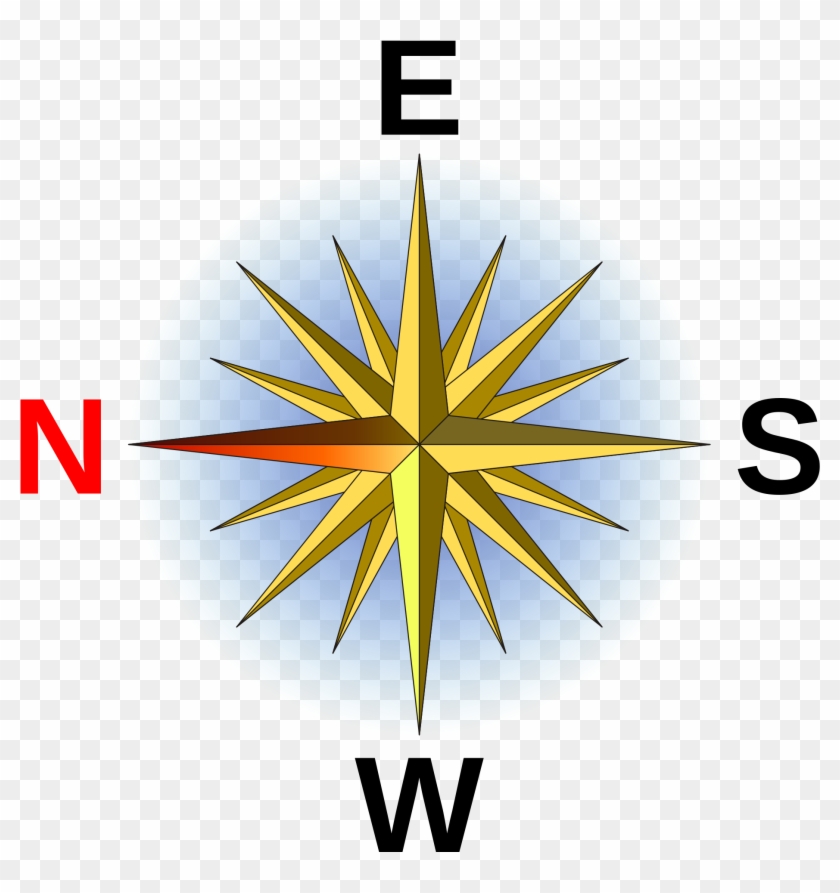 Compass Rose Clipart 9, Buy Clip Art - Cool Compass Rose Designs - Png Download