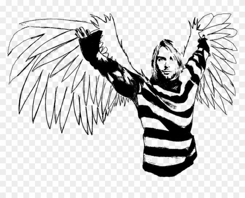 Kurt Cobain Images Kurt Cobain Hd Wallpaper And Background - Kurt Cobain Stencil Art Clipart #2716423