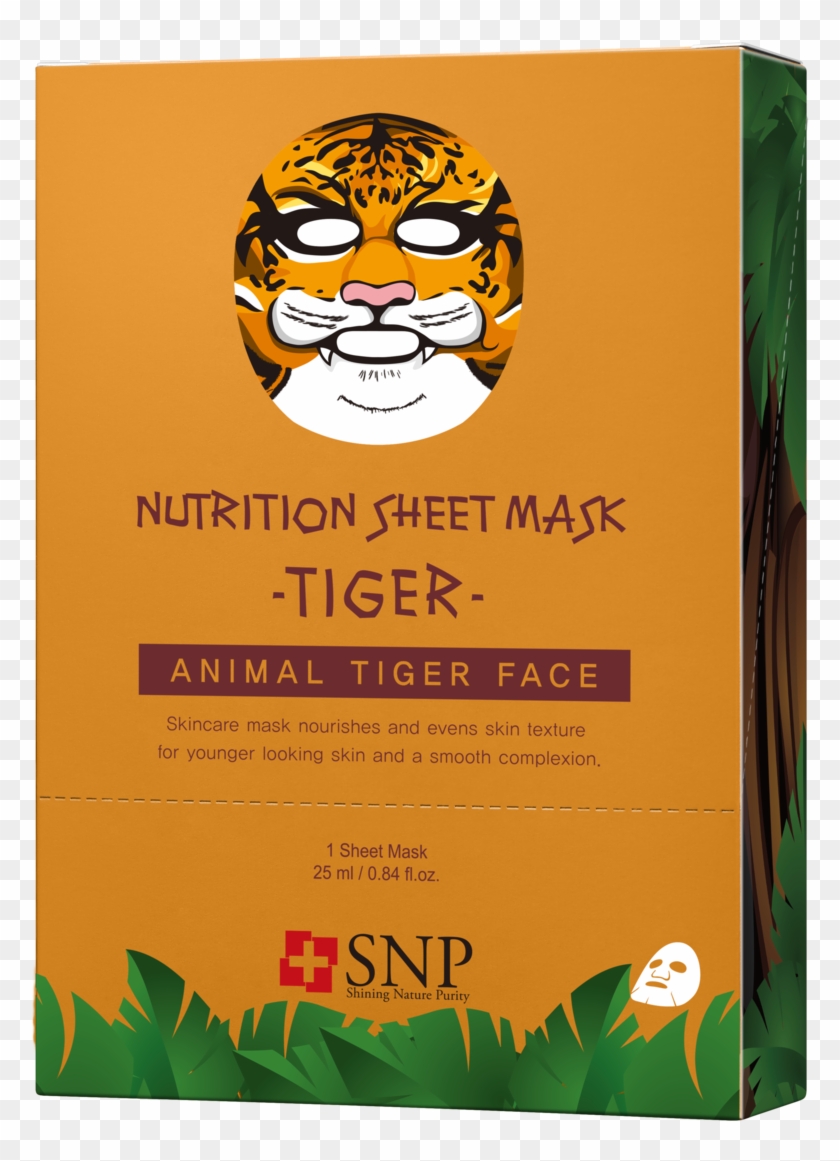 Snp Animal Tiger Wrinkle Mask Sheet Clipart #2716784