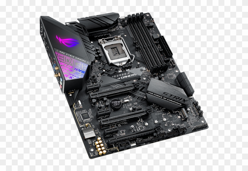 Asus Rog Strix Z390-f Gaming Motherboard - Asus Rog Strix Z390 E Gaming Clipart #2717016