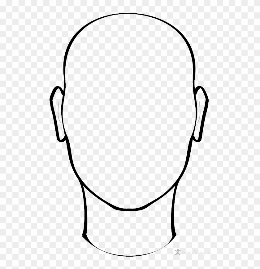 Blank Face Png Image - Face Outline Drawing Clipart (#2717214) - PikPng
