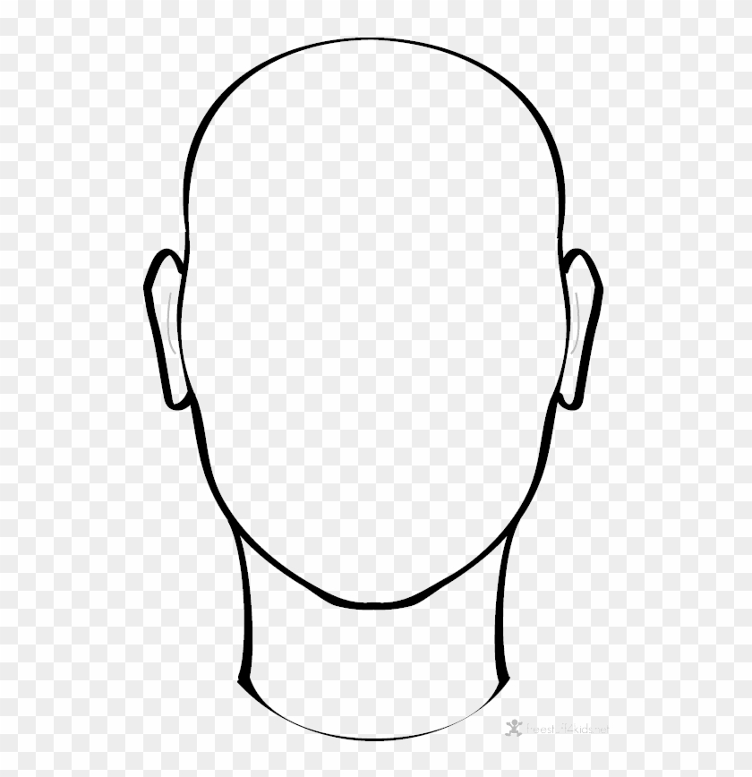 Blank Face Png Image - Face Outline Drawing Clipart #2717214