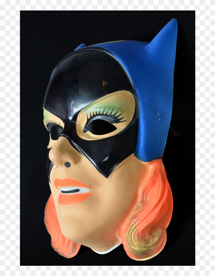 Halloween Batgirl - Face Mask Clipart