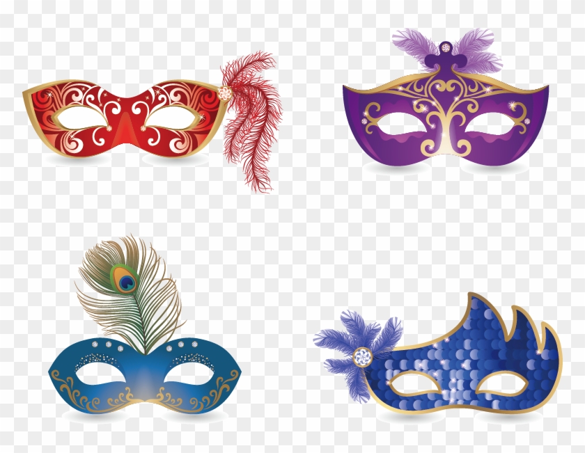 Mask - 5 Mascaras De Carnaval Clipart #2718335