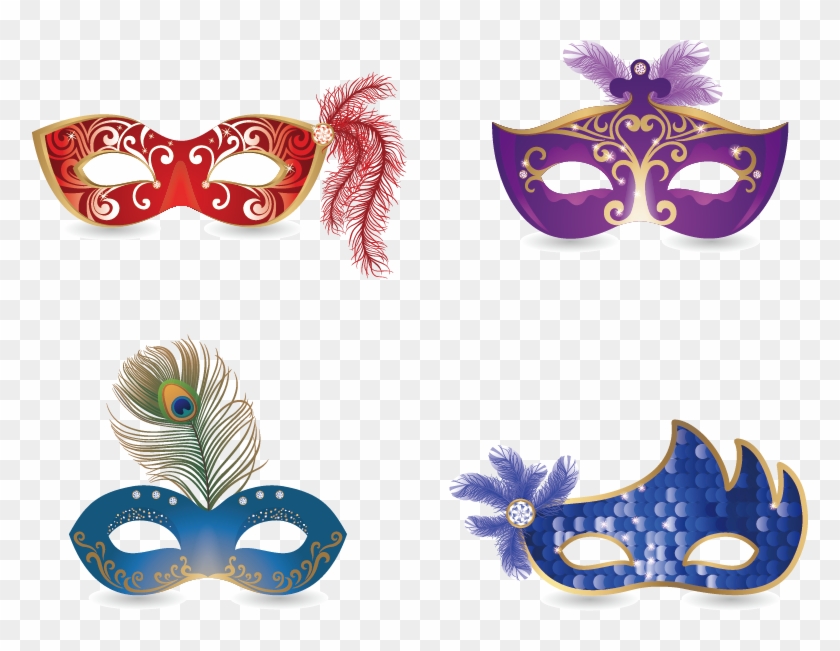 Mask - 5 Mascaras De Carnaval Clipart