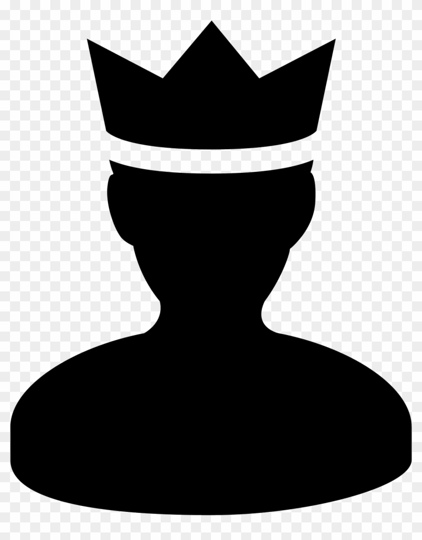 The Icon Consists Of The Portrait Outline Of A Male - Moderator Icon Clipart #2718400