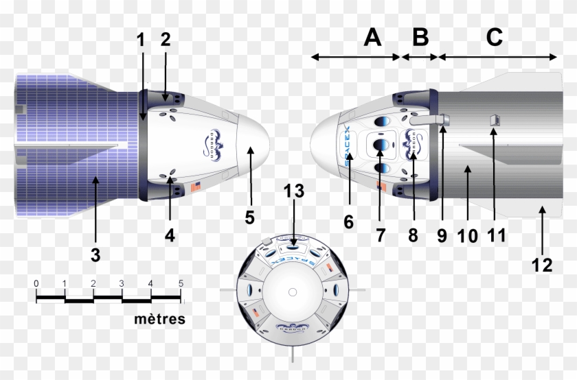 Crew Dragon Drawing - Crew Dragon Clipart