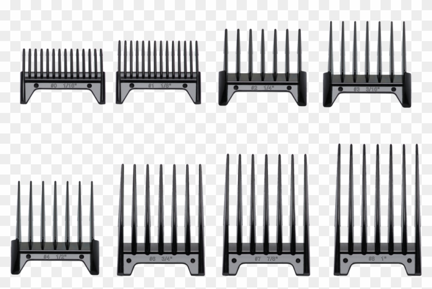 Oster® 8pc Comb Attachment Set For Adjustable Blade - Oster Comb Attachment Clipart #2718998