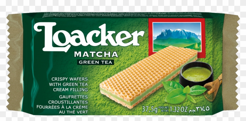Loacker Speciality Matcha Green Tea - Loacker Gaufrettes Thé Matcha Clipart