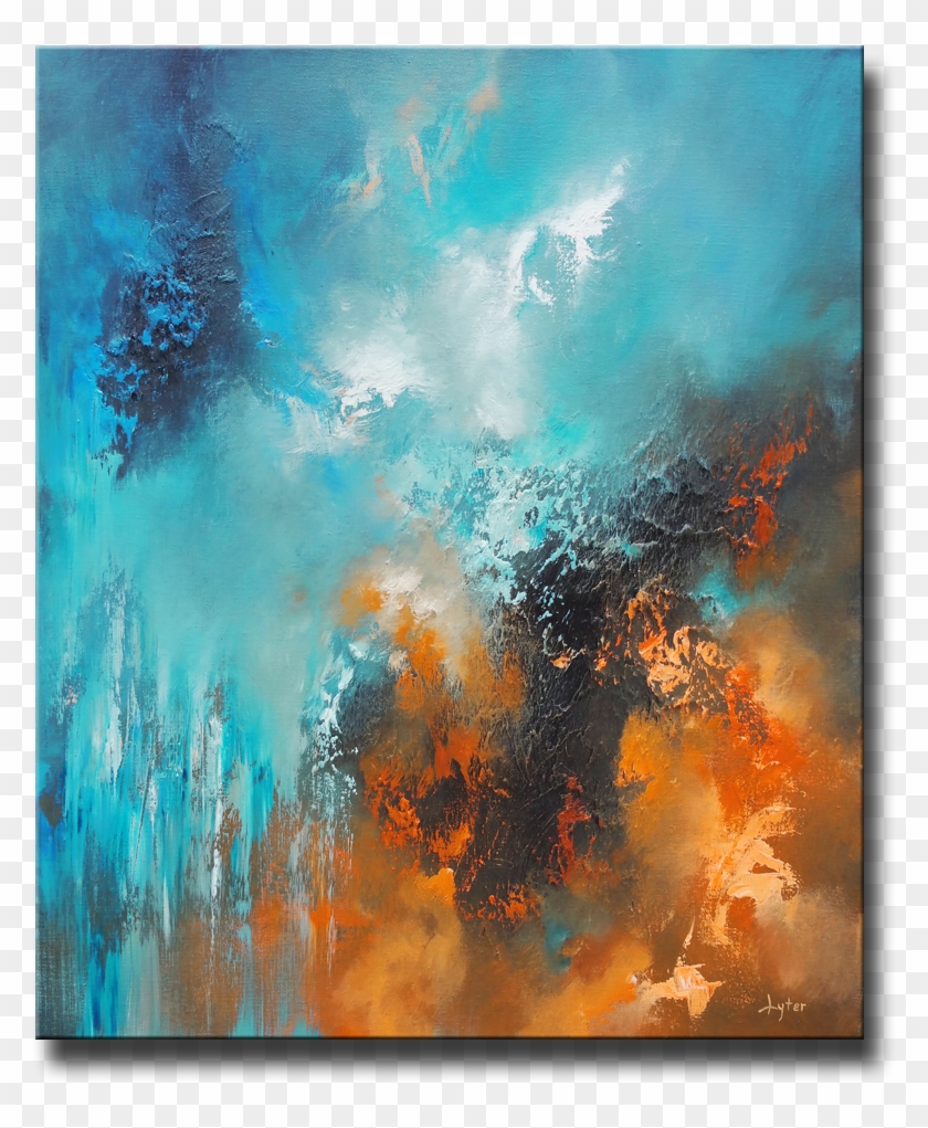 "fire And Ice\ - Modern Art Clipart #2719652