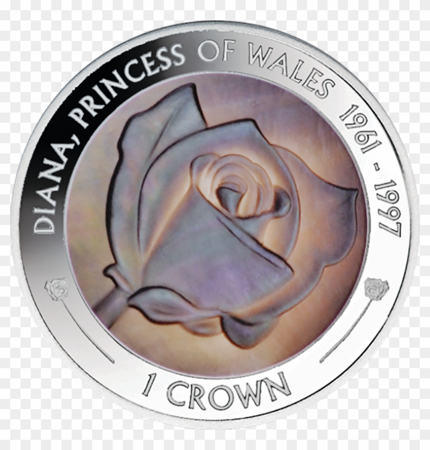 Gold And Silver Coins Pay Tribute To Diana, Princess - Garden Roses Clipart #2719872