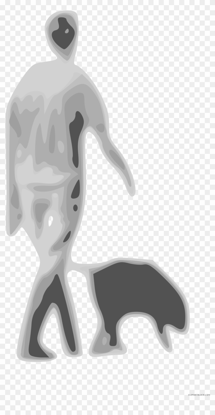 Person Walking Dog Png - Illustration Clipart #2719876