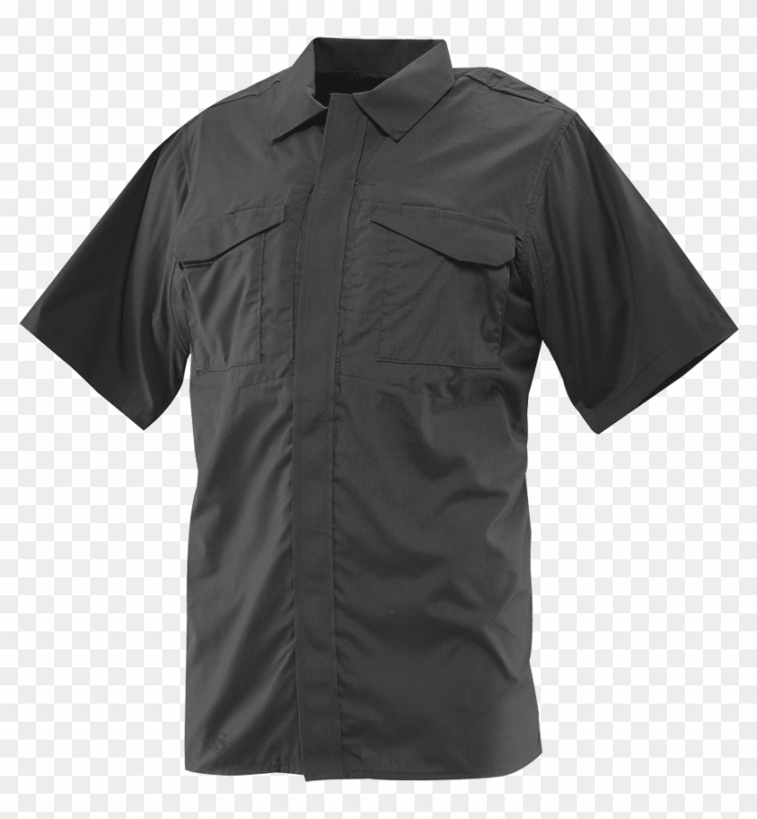 Shirt , Png Download - Gray Short Sleeve Shirt Mens Military Style Clipart #2720011