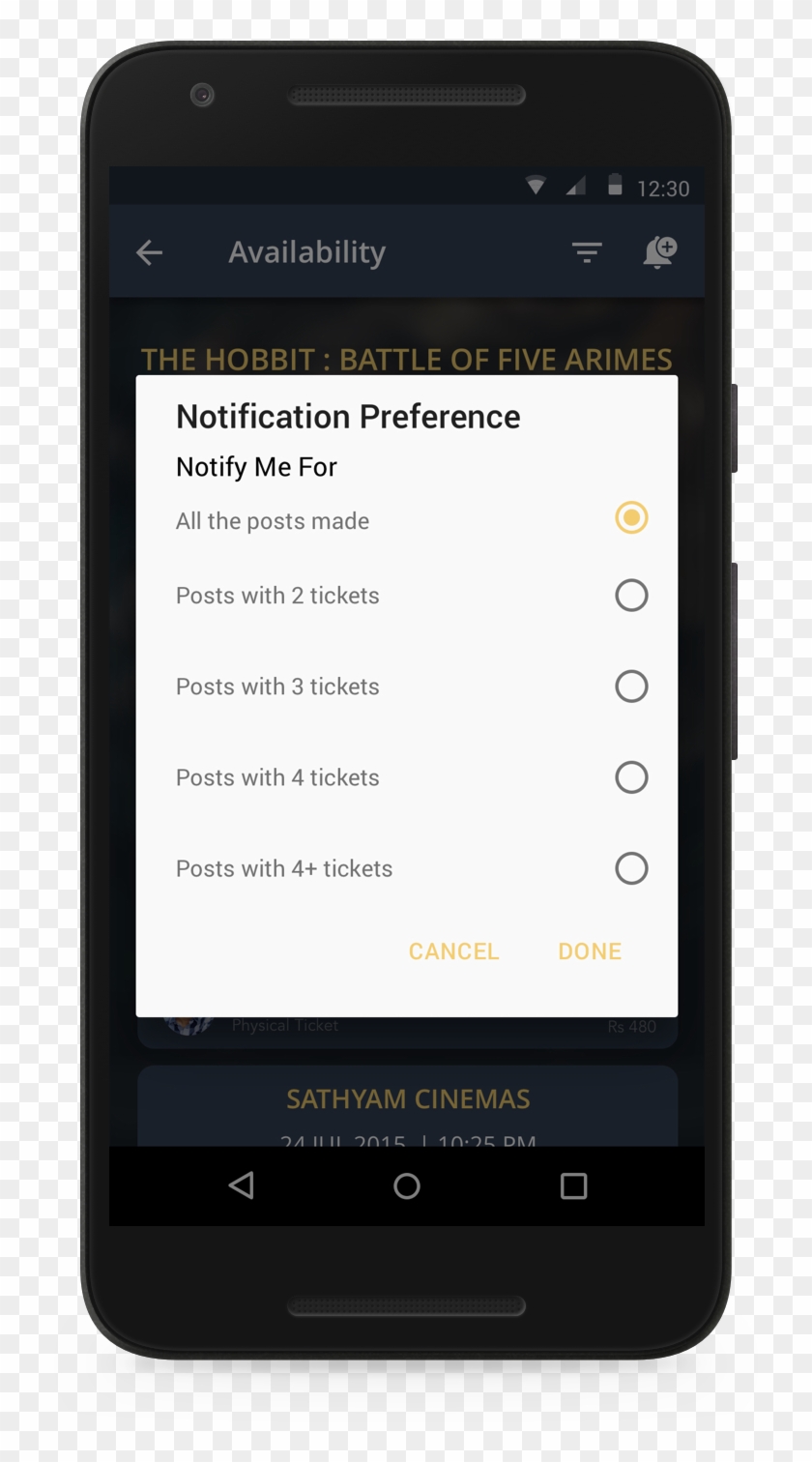 Managing Tickets As A Seller - Smartphone Clipart #2720147